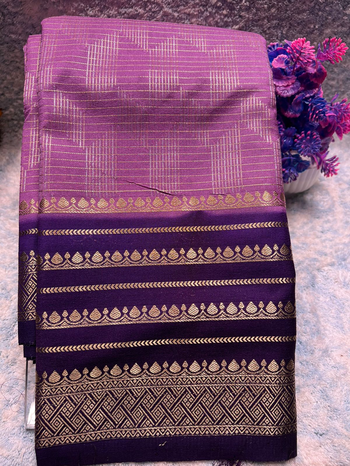 Artificial / Mix Crape Sarees