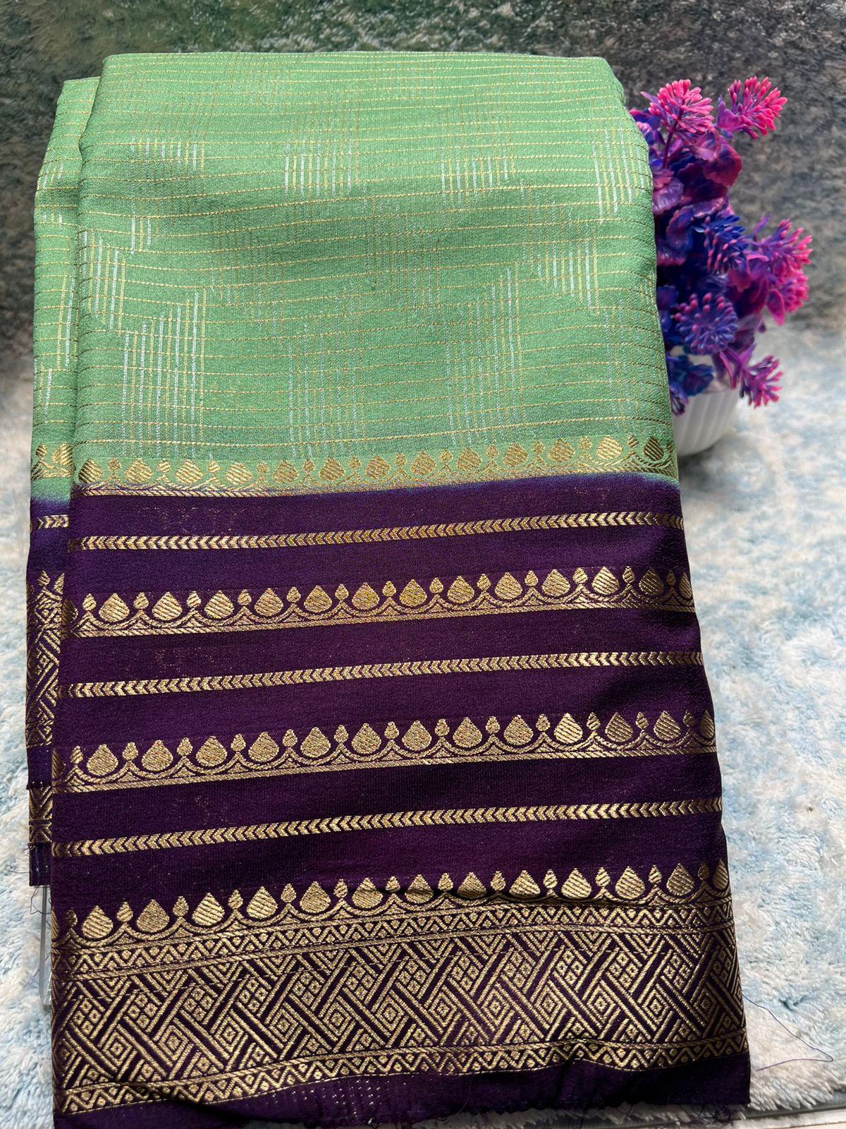 Artificial / Mix Crape Sarees