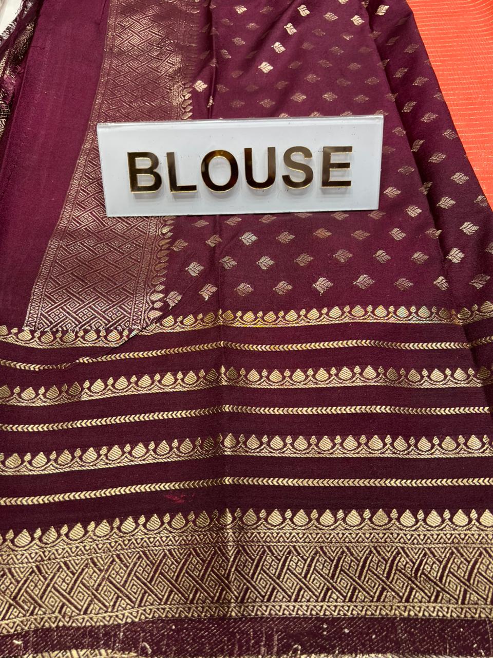 Artificial / Mix Crape Sarees