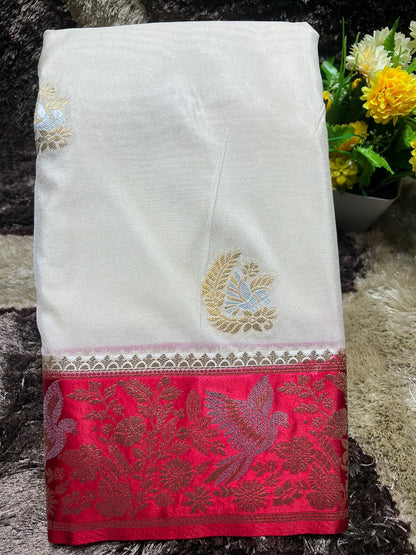 Artificial / Mix Crape Sarees