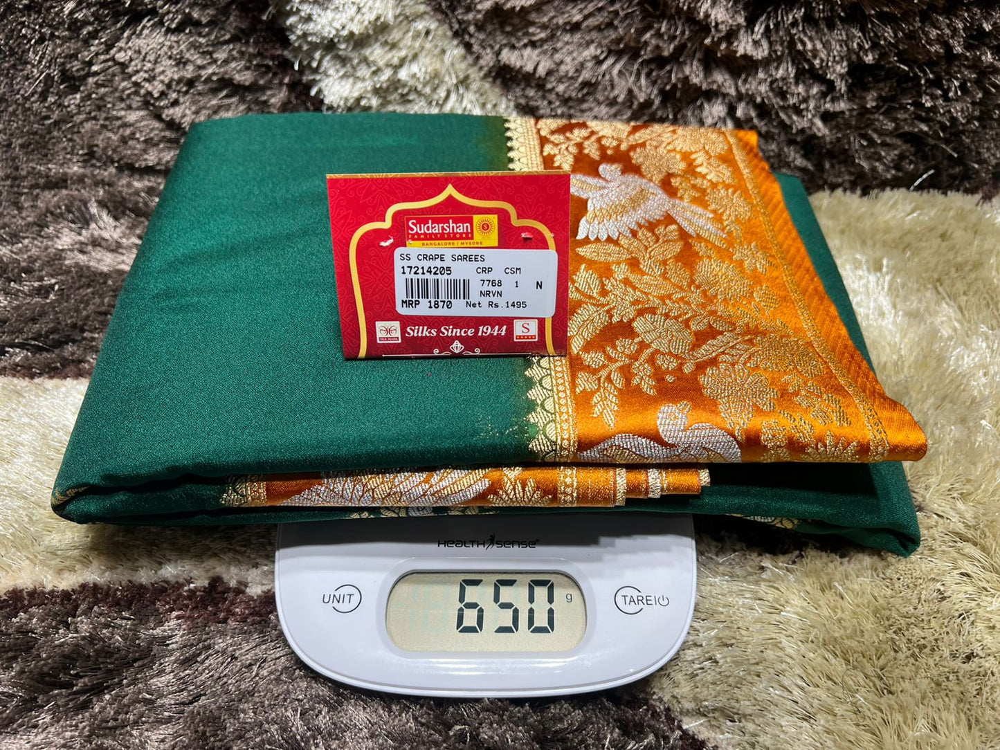 Artificial / Mix Crape Sarees