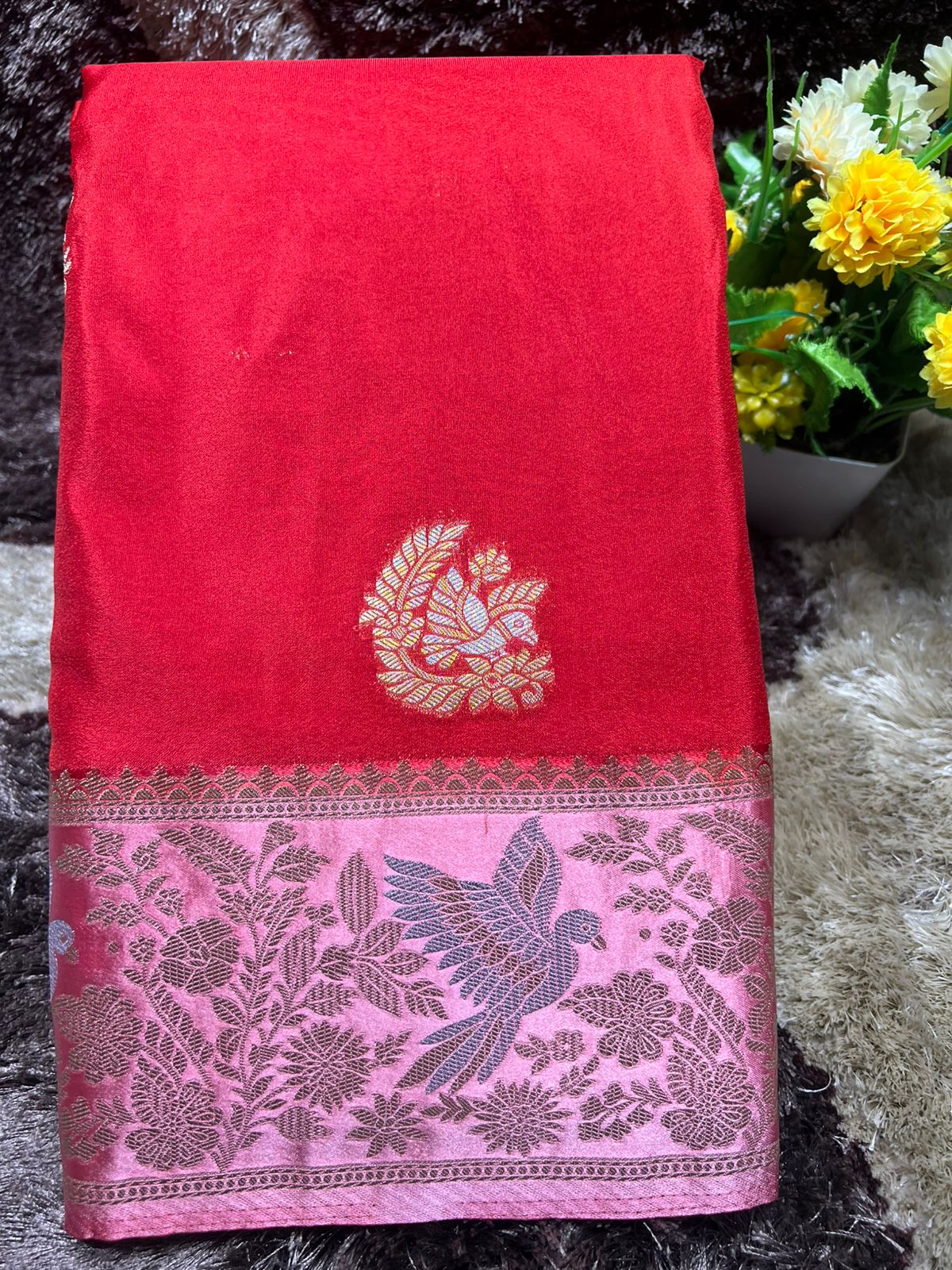 Artificial / Mix Crape Sarees