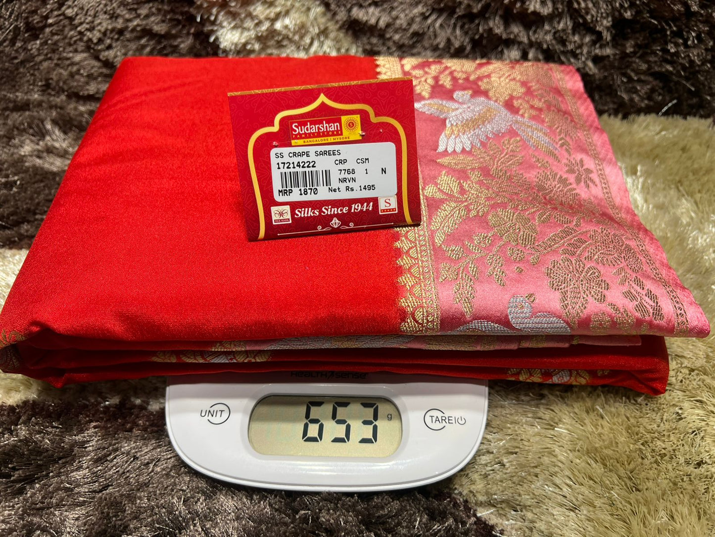 Artificial / Mix Crape Sarees