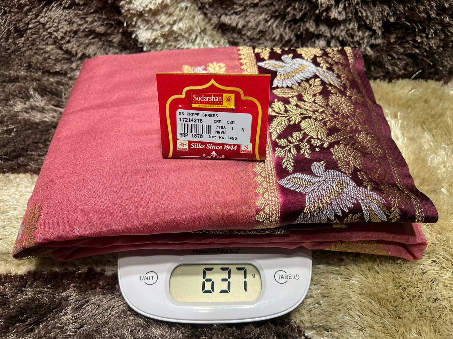 Artificial / Mix Crape Sarees