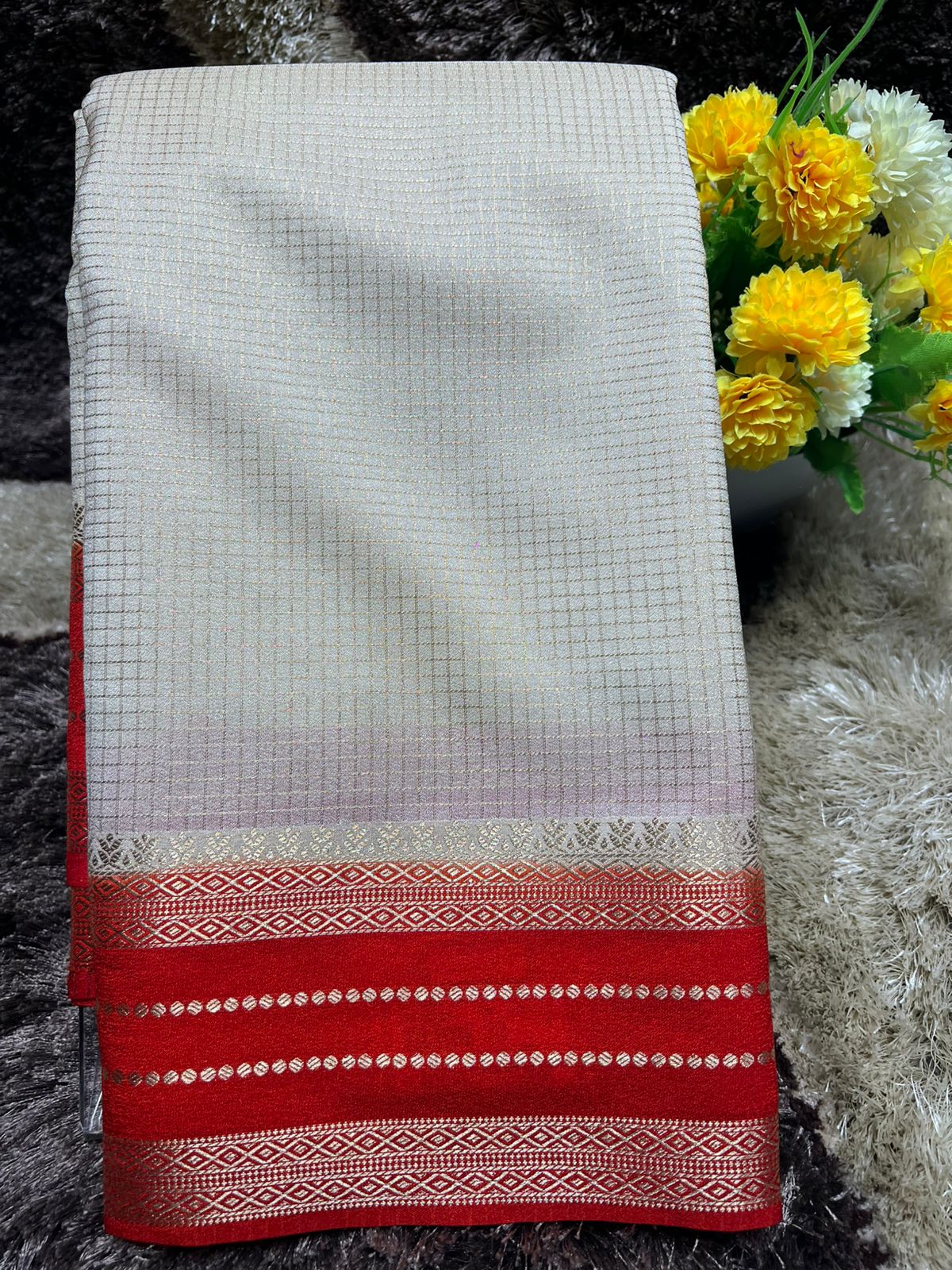 Artificial / Mix Crape Sarees