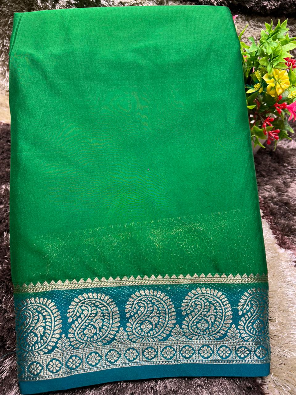 Artificial / Mix Crape Sarees