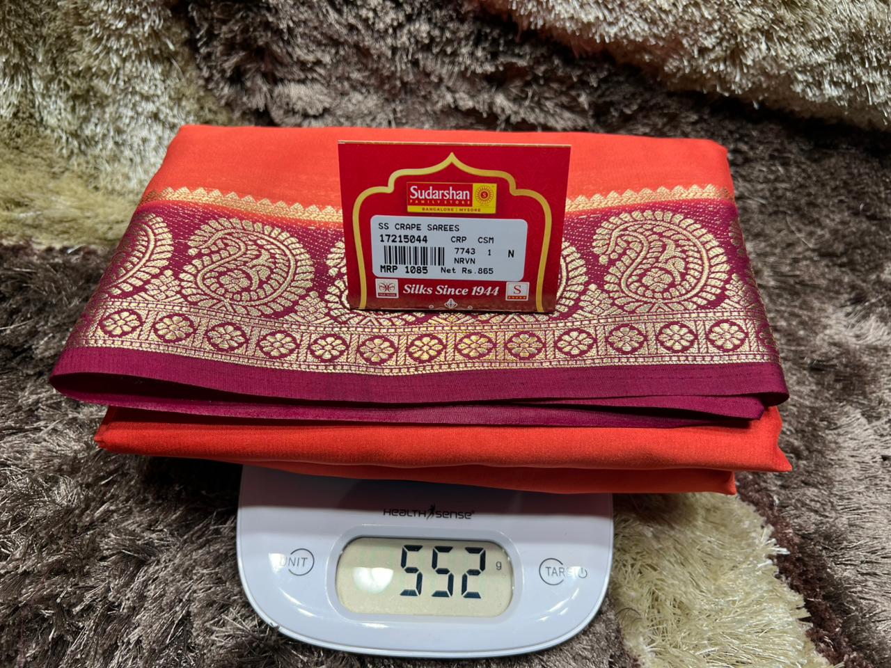 Artificial / Mix Crape Sarees