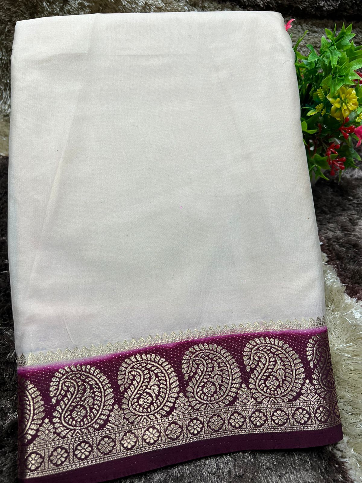 Artificial / Mix Crape Sarees