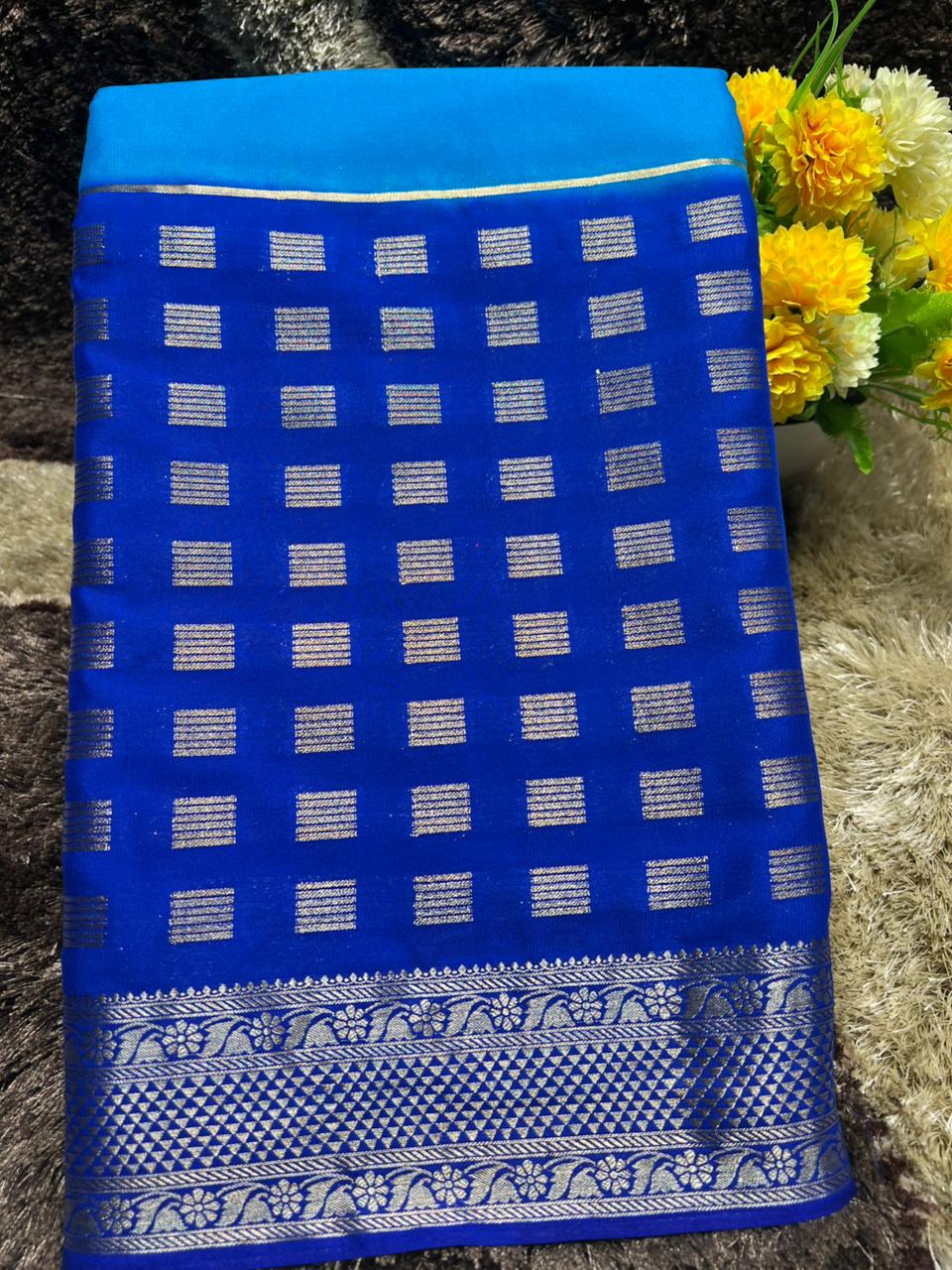 Artificial / Mix Crape Sarees