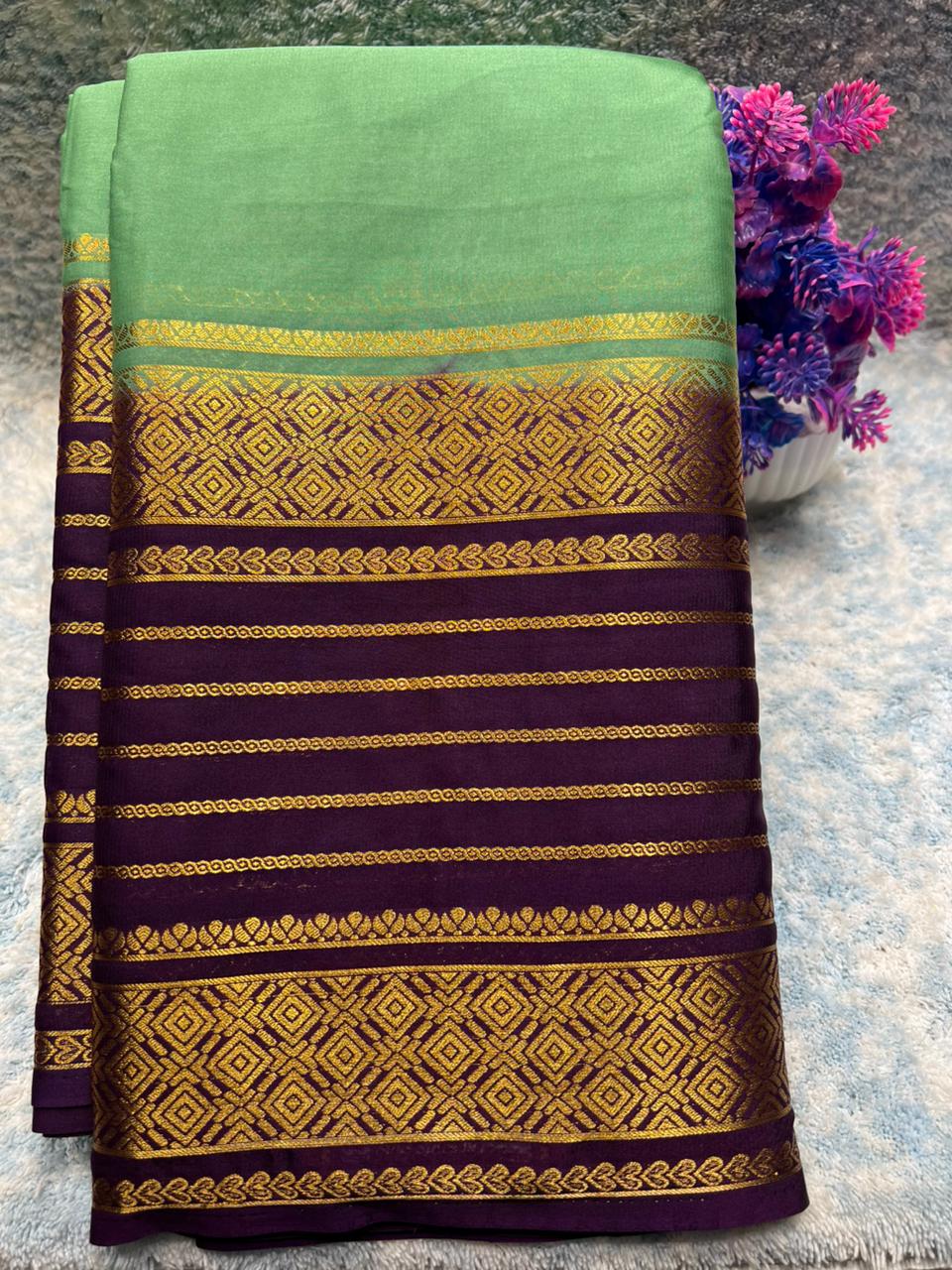 Artificial / Mix Crape Sarees