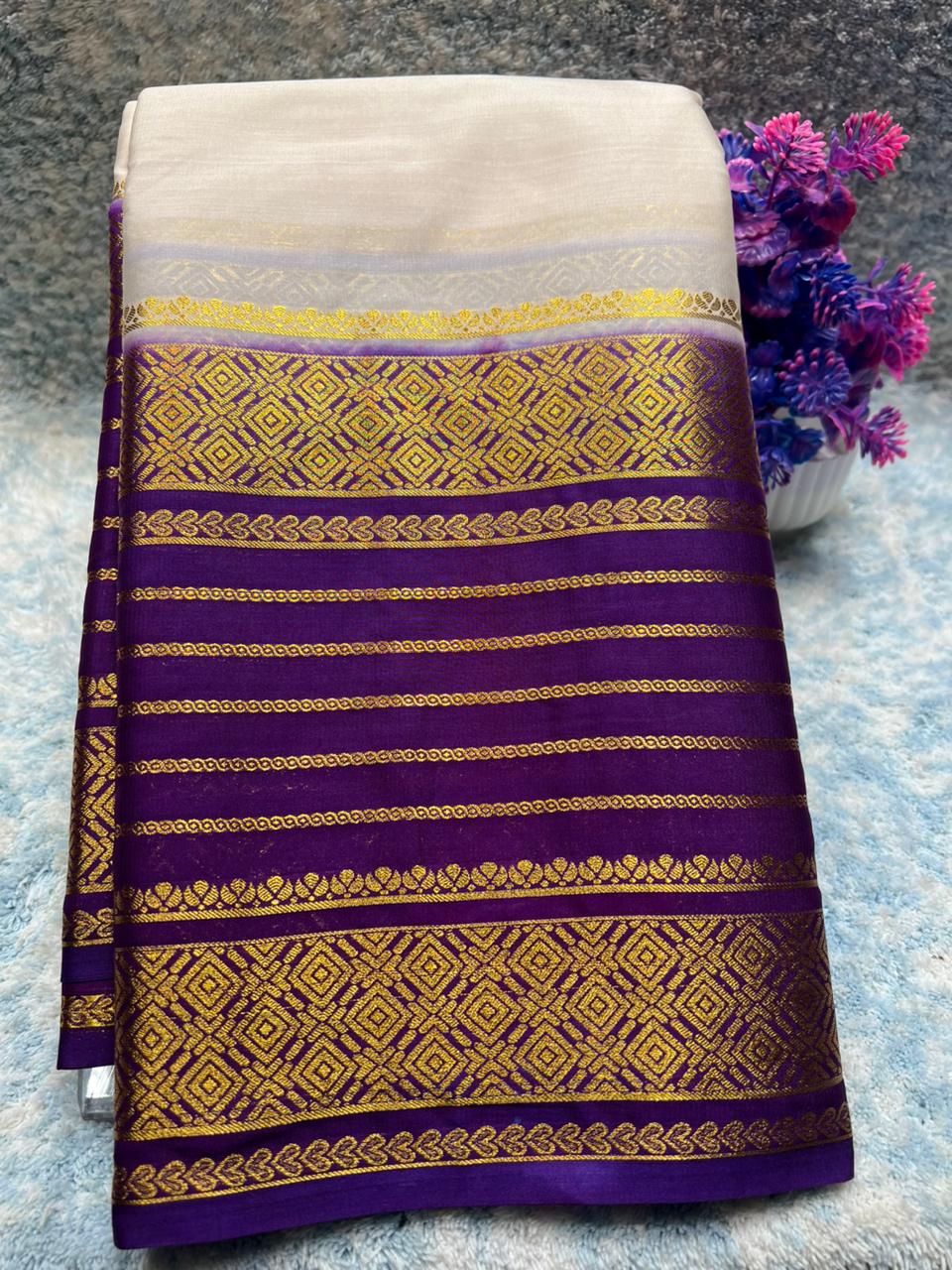 Artificial / Mix Crape Sarees
