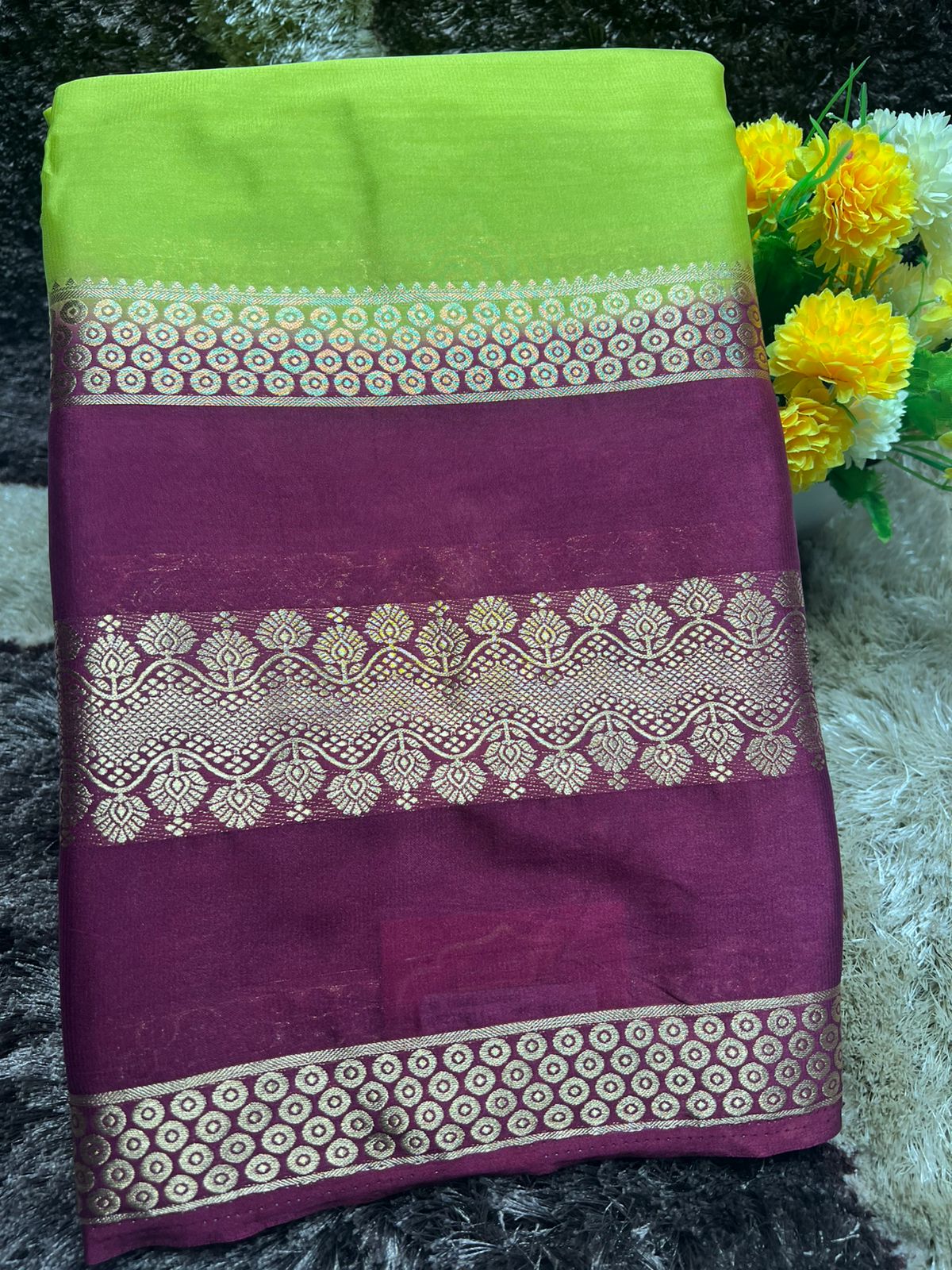 Artificial / Mix Crape Sarees