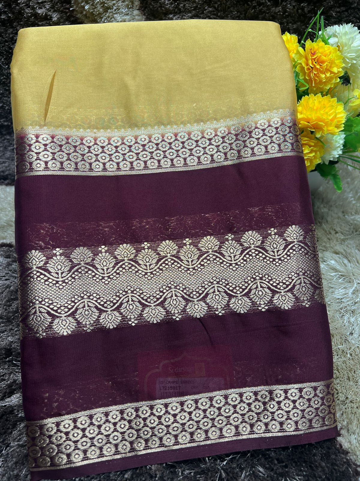 Artificial / Mix Crape Sarees