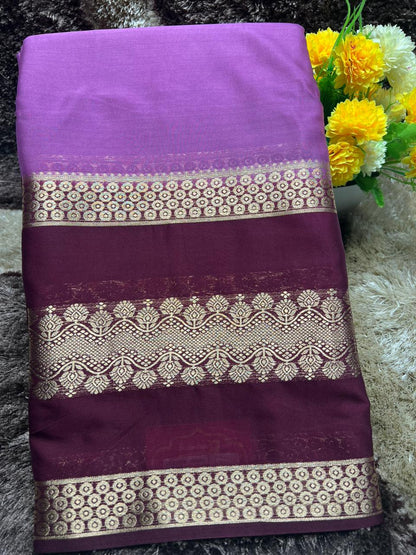 Artificial / Mix Crape Sarees