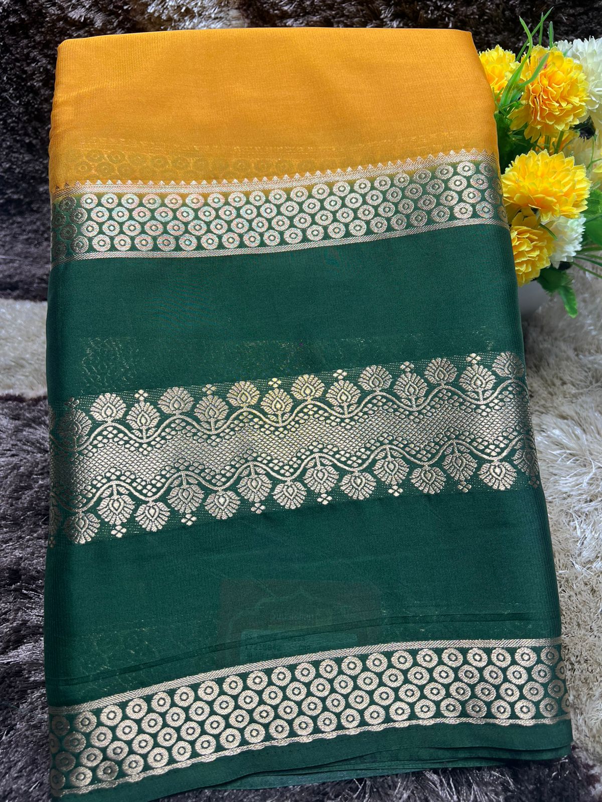 Artificial / Mix Crape Sarees