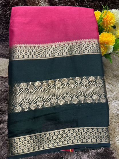 Artificial / Mix Crape Sarees