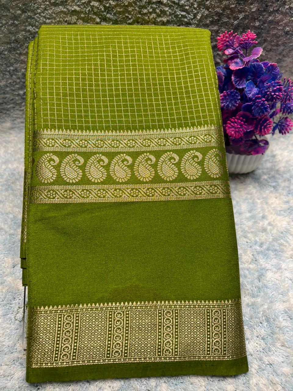 Artificial / Mix Crape Sarees