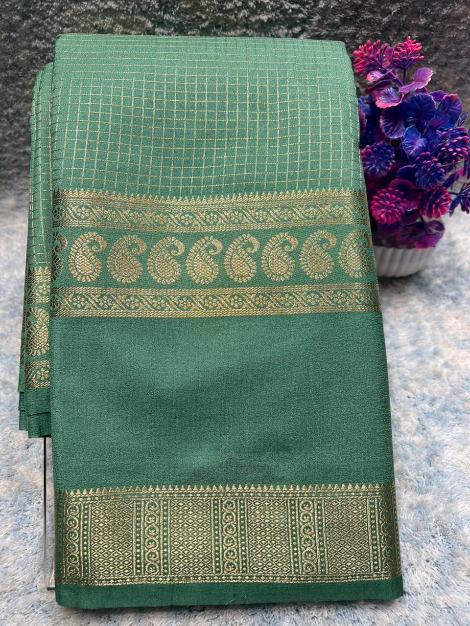 Artificial / Mix Crape Sarees