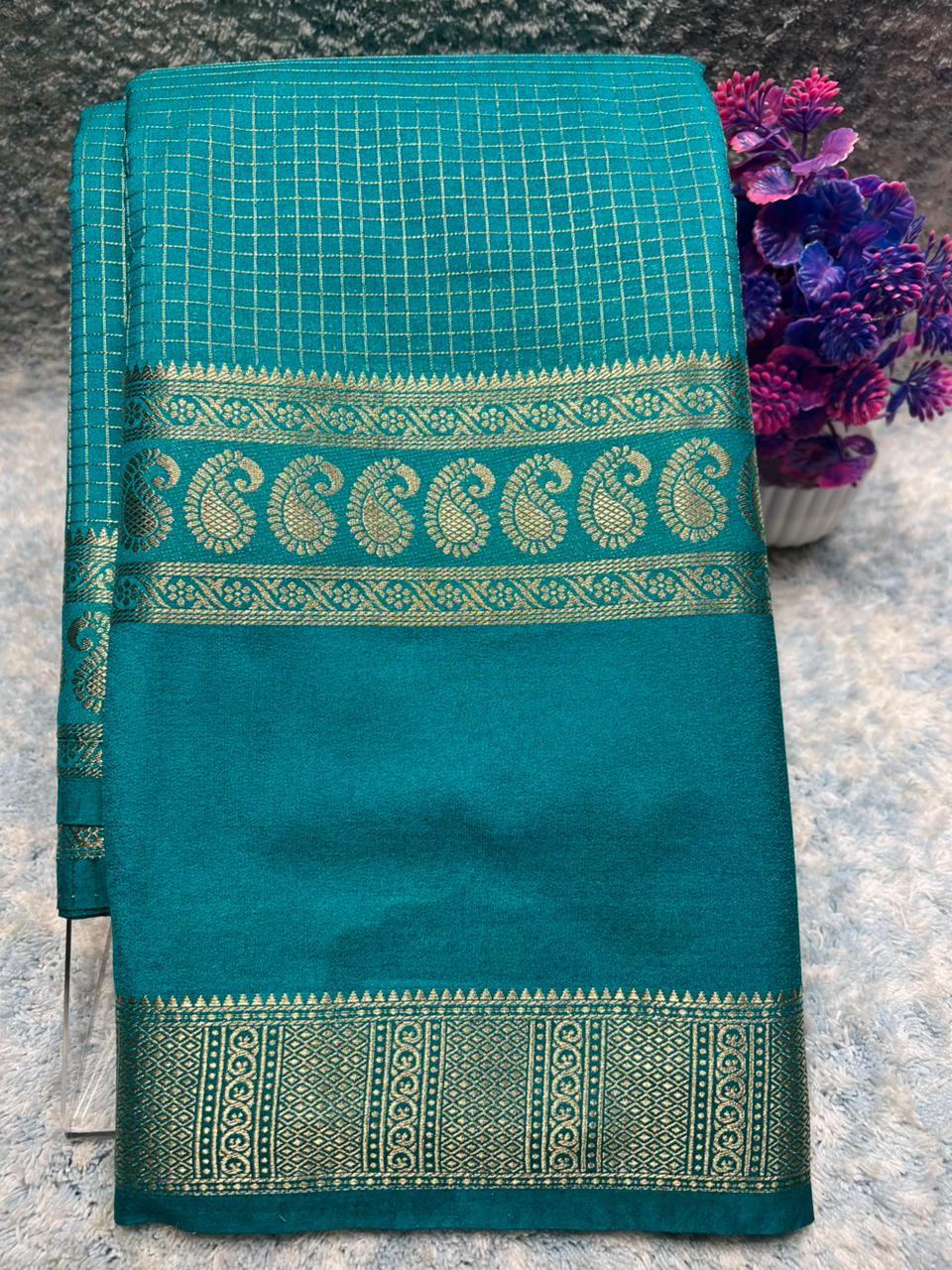 Artificial / Mix Crape Sarees