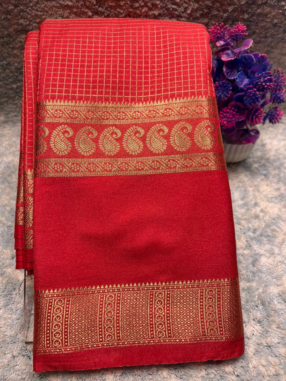 Artificial / Mix Crape Sarees