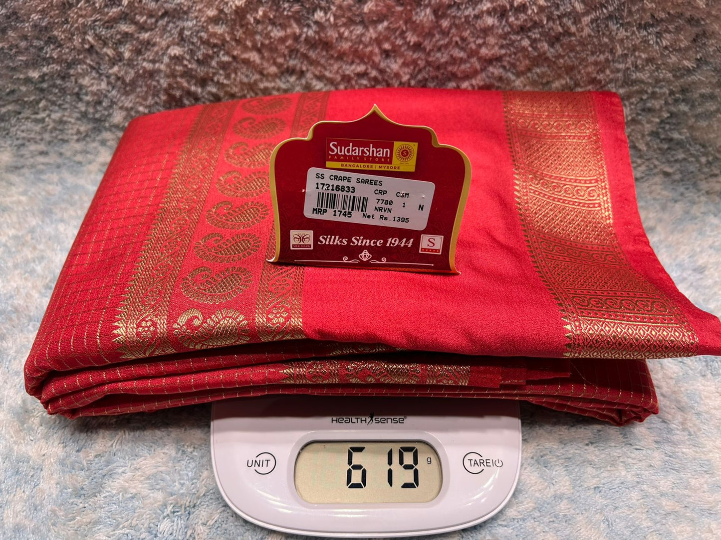 Artificial / Mix Crape Sarees