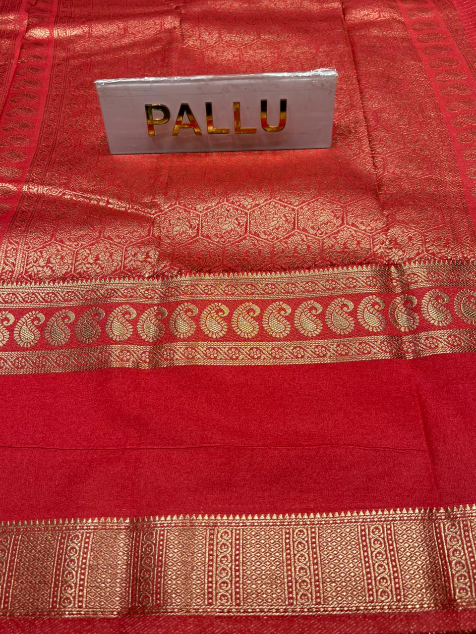 Artificial / Mix Crape Sarees