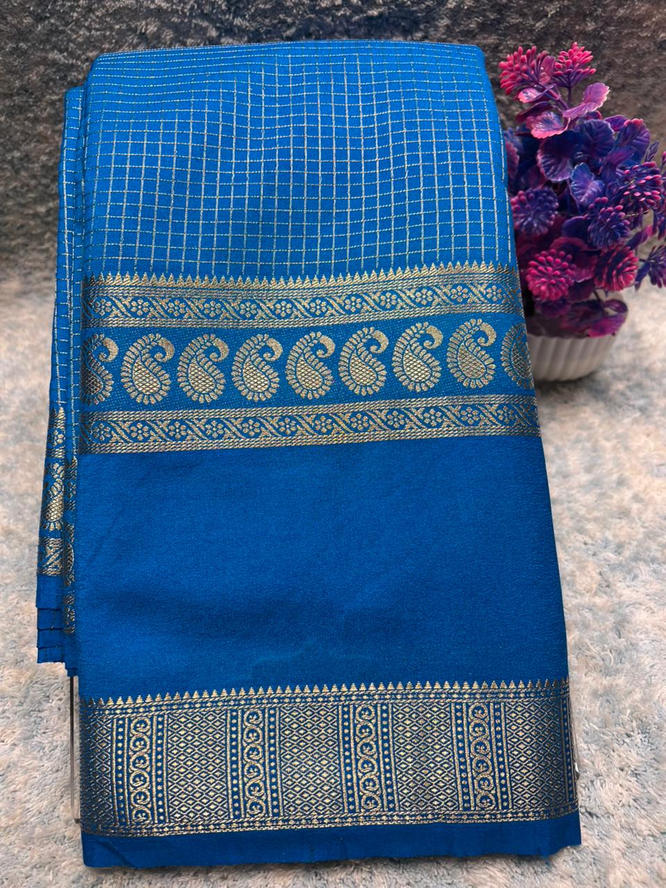 Artificial / Mix Crape Sarees