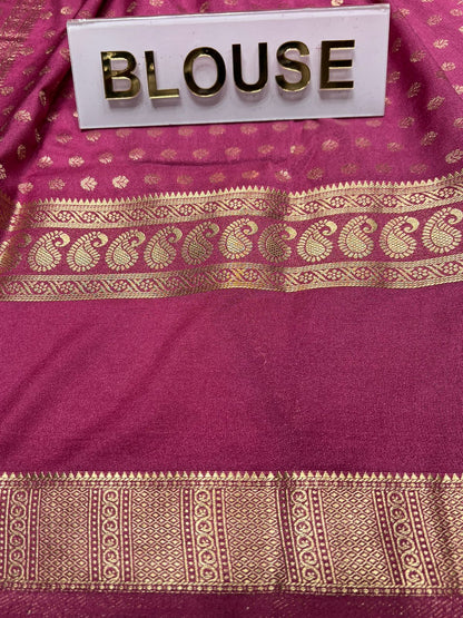 Artificial / Mix Crape Sarees