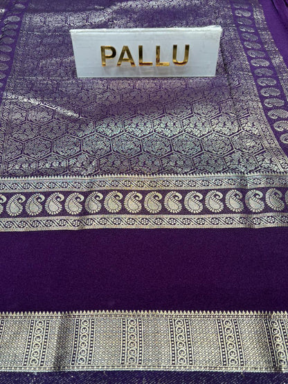 Artificial / Mix Crape Sarees