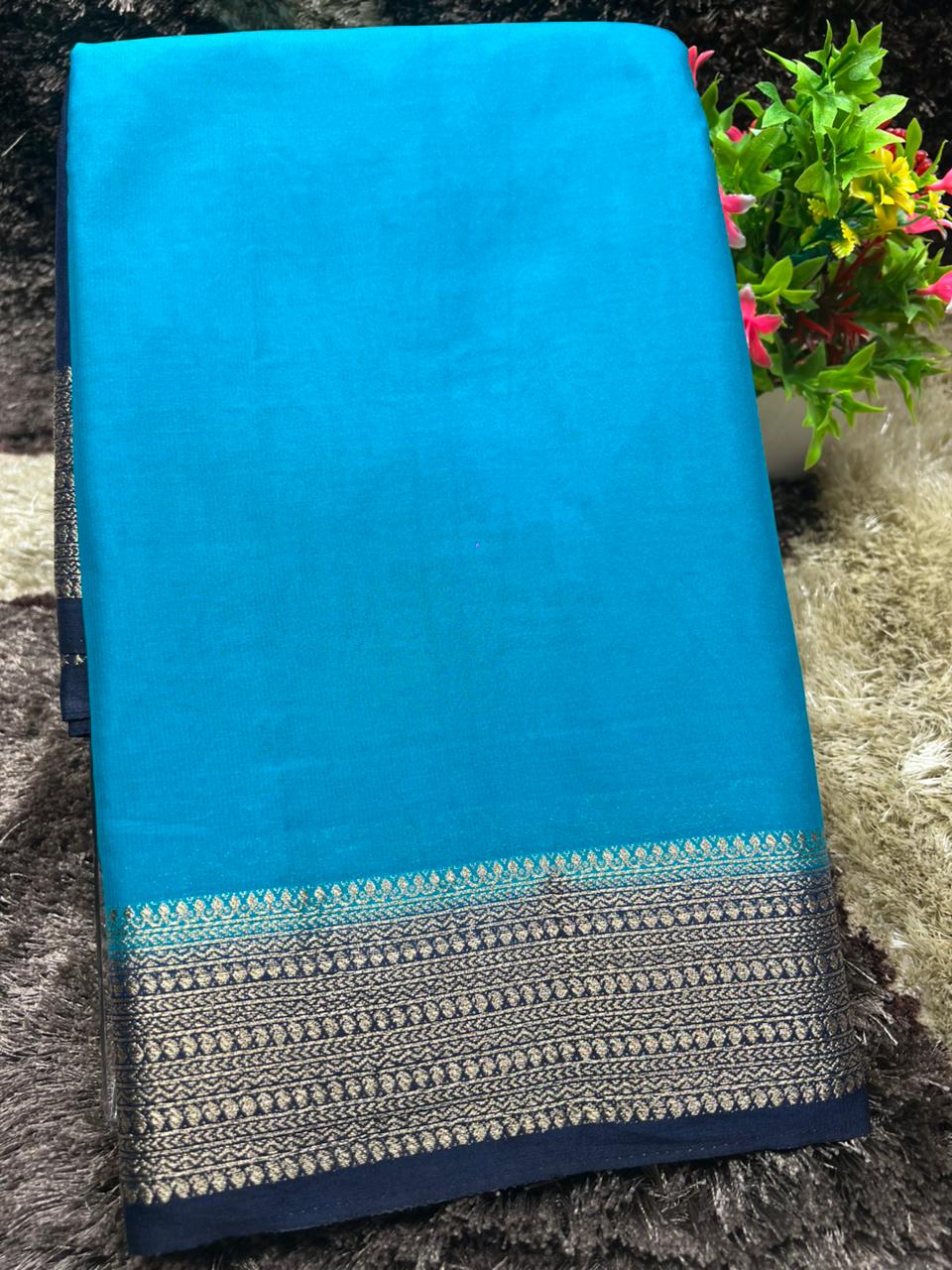 Artificial / Mix Crape Sarees