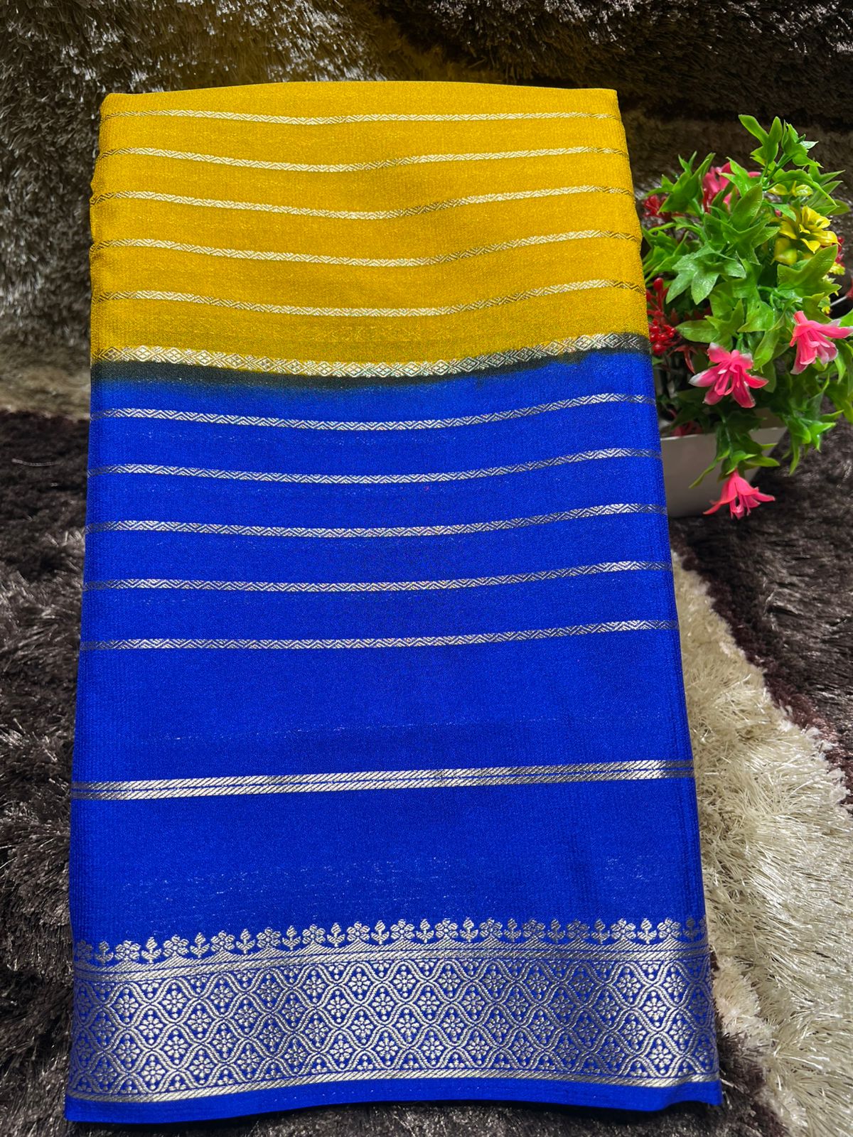 Artificial / Mix Crape Sarees
