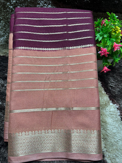 Artificial / Mix Crape Sarees
