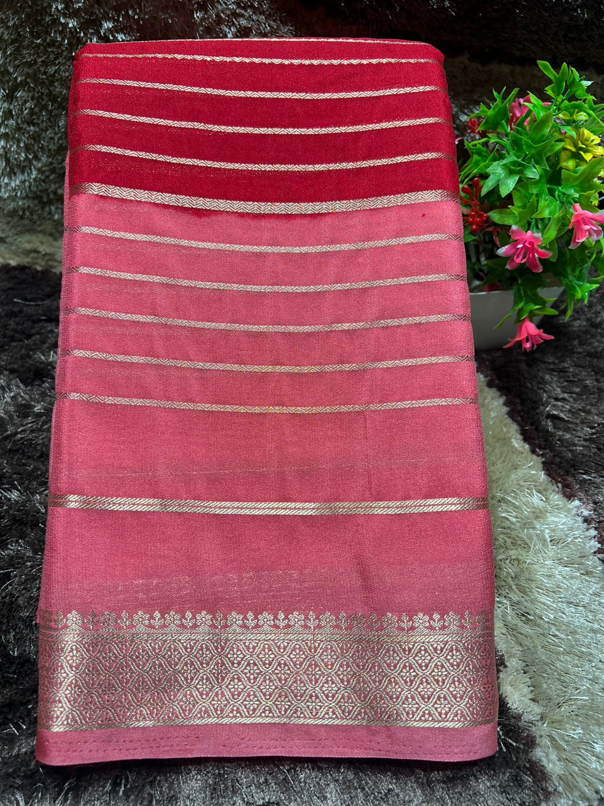 Artificial / Mix Crape Sarees