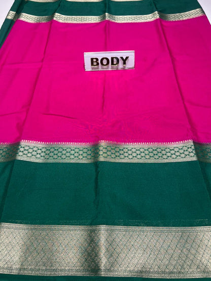 Artificial / Mix Crape Sarees