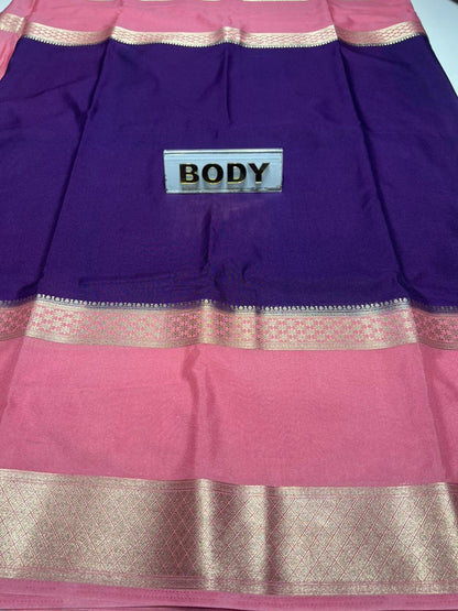 Artificial / Mix Crape Sarees