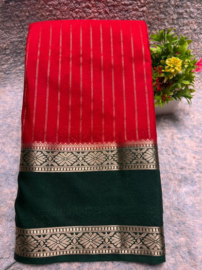 Artificial / Mix Crape Sarees