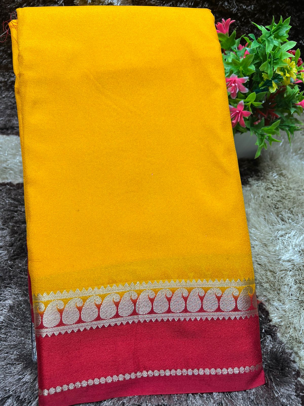 Artificial / Mix Crape Sarees