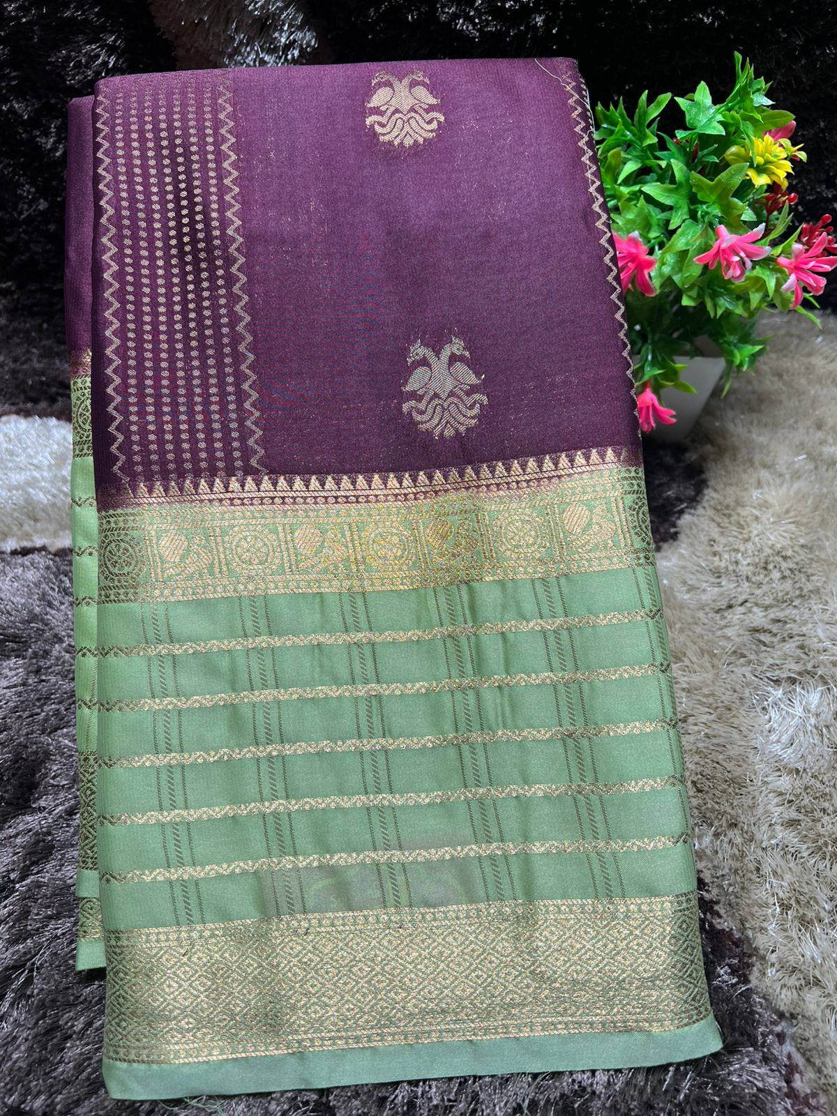 Artificial / Mix Crape Sarees
