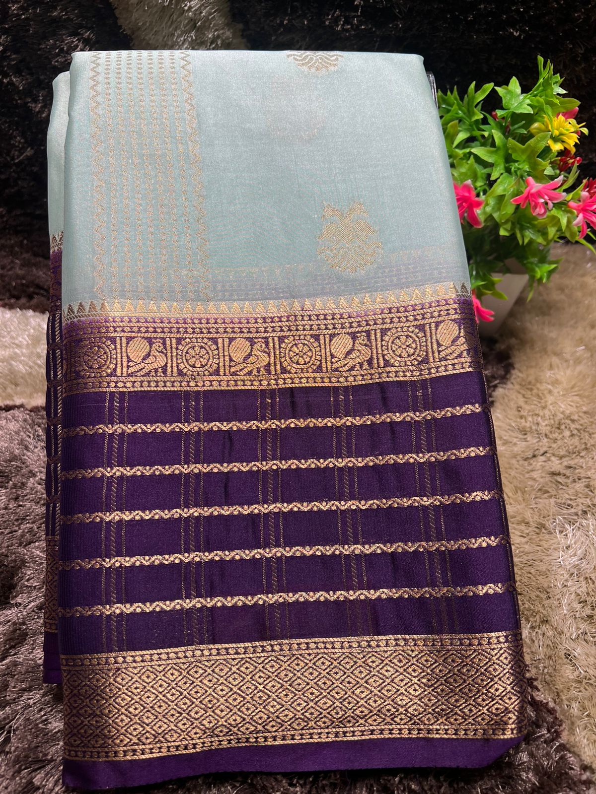 Artificial / Mix Crape Sarees