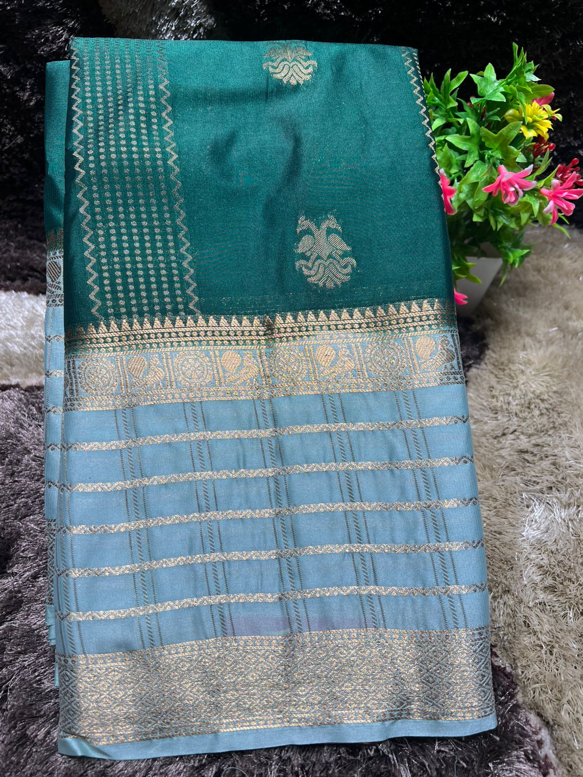Artificial / Mix Crape Sarees