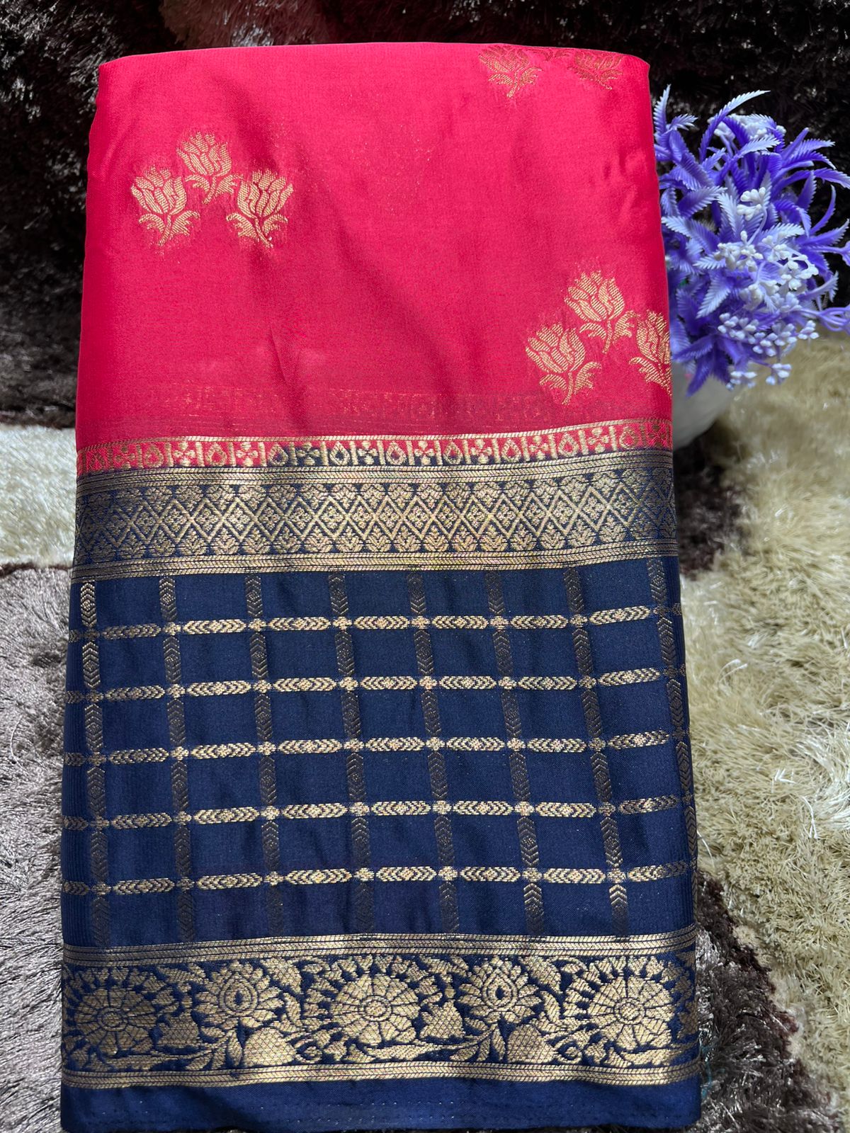 Artificial / Mix Crape Sarees