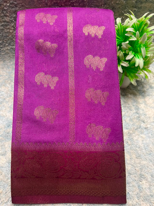 Artificial / Mix Crape Sarees