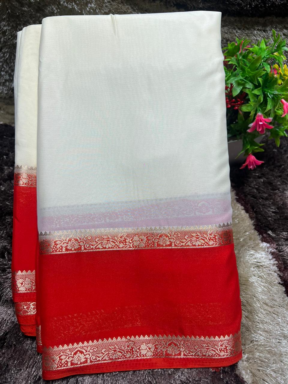 Artificial / Mix Crape Sarees