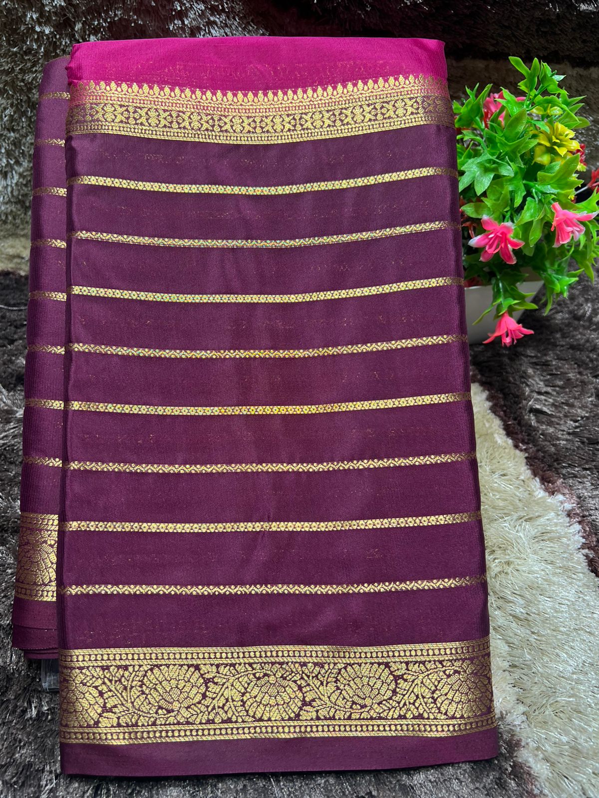 Artificial / Mix Crape Sarees