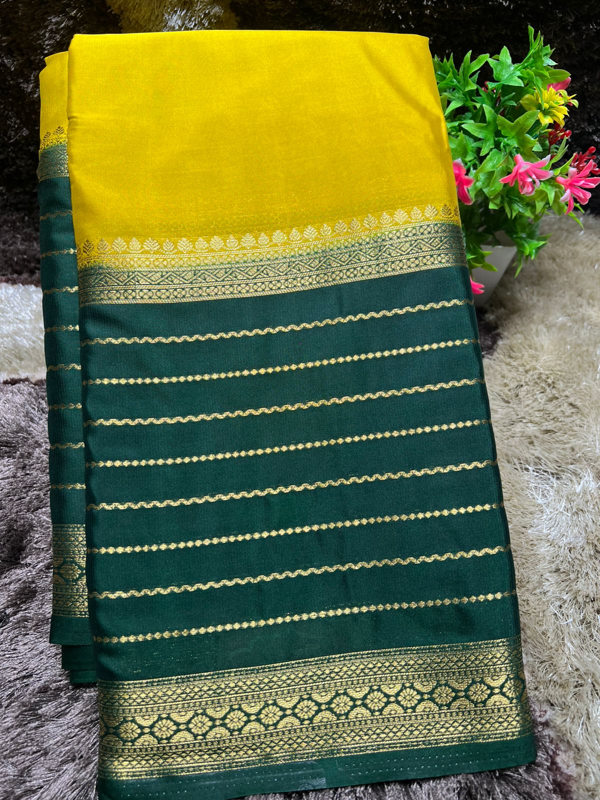 Artificial / Mix Crape Sarees