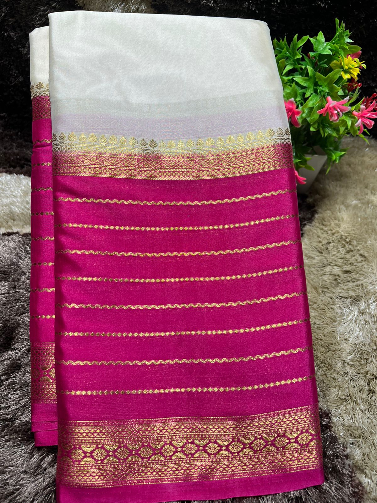 Artificial / Mix Crape Sarees