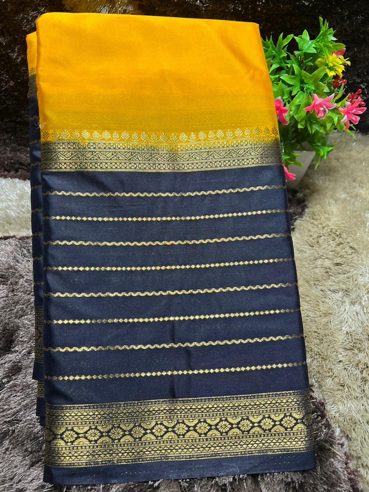 Artificial / Mix Crape Sarees