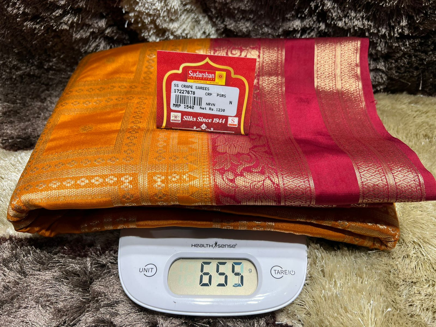 Artificial / Mix Crape Sarees