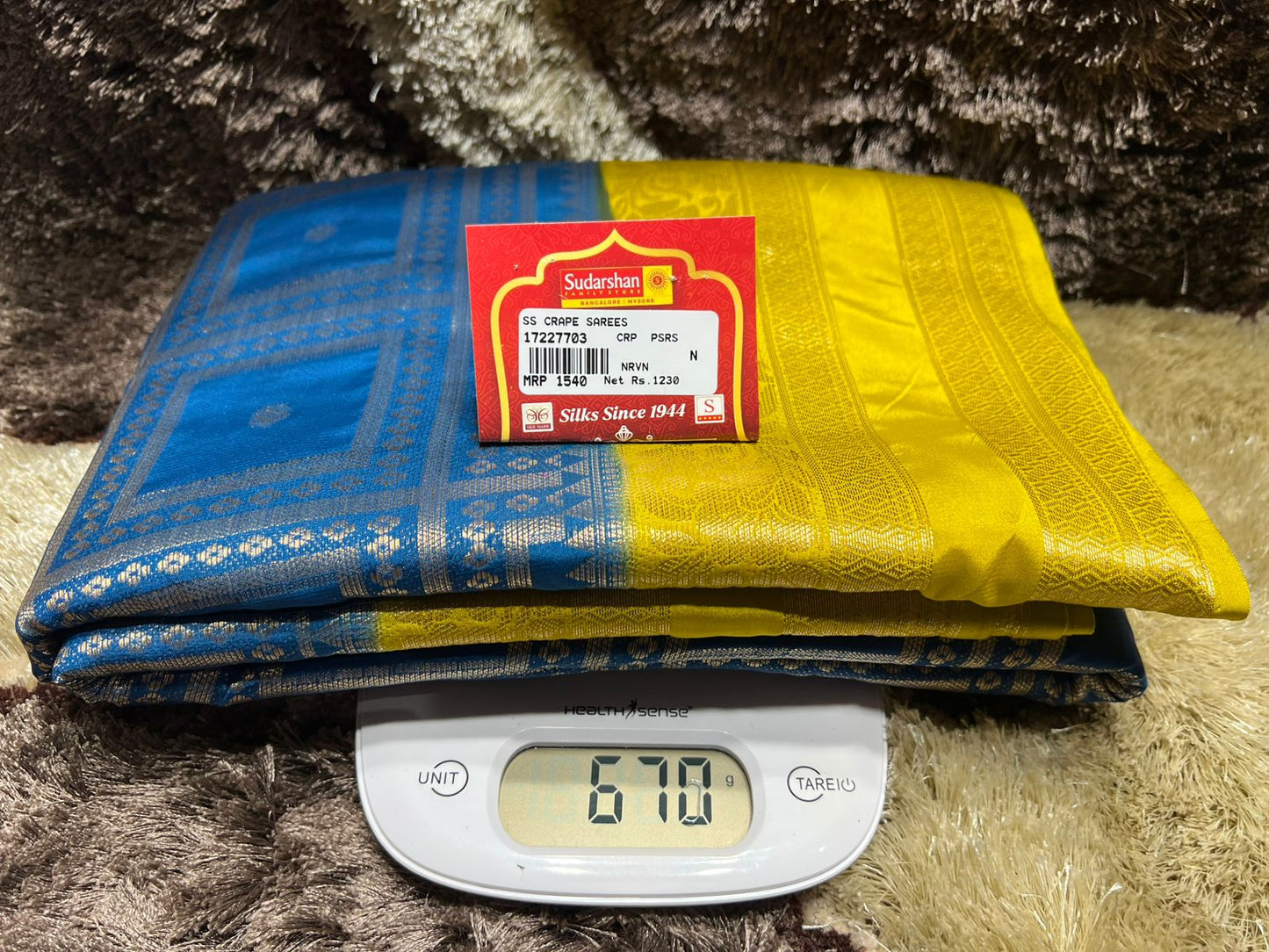 Artificial / Mix Crape Sarees
