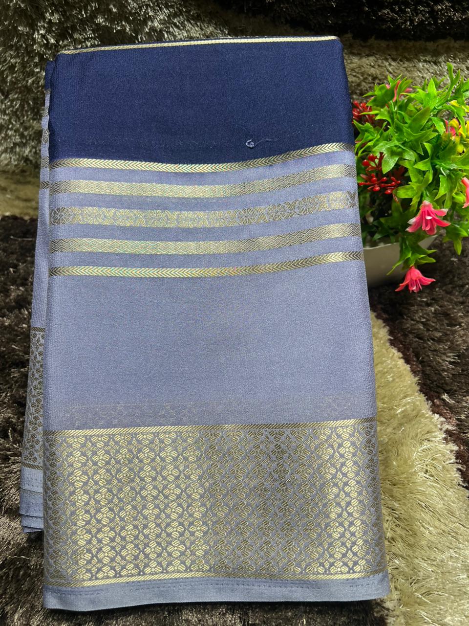 Artificial / Mix Crape Sarees
